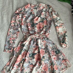 Flower mini dress